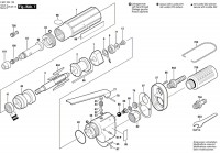 Bosch 0 607 254 107 120 WATT-SERIE Pn-Straight Grinder-Ind. Spare Parts